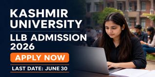 University of Kashmir 3-Year LLB Admission 2026-27 Open at egov.uok.edu.in; Check Last Date to Apply
